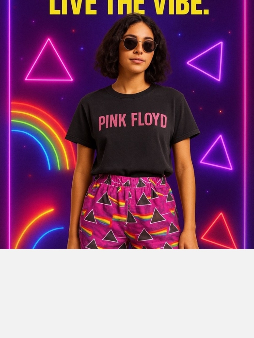 Pink Floyd Colorful Lounge Shorts